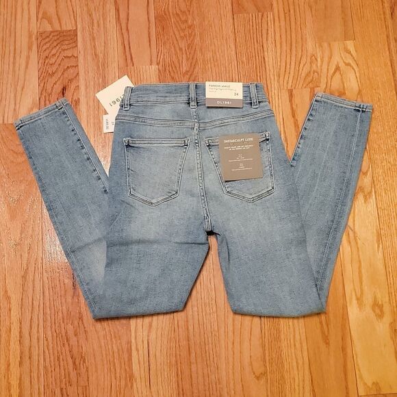 NWT DL1961 Farrow Instasculpt  High Waist Crop Sorrento Skinny Jeans Sz 24 $189 - Picture 6 of 10